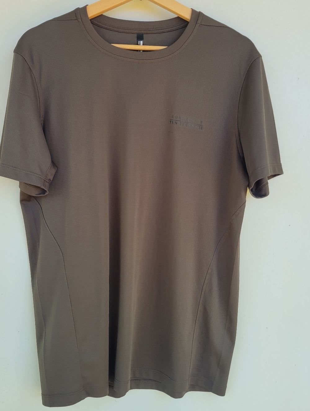 Ten Thousand Shirt Mens Soul Cycle Short Sleeve Gray Size Large